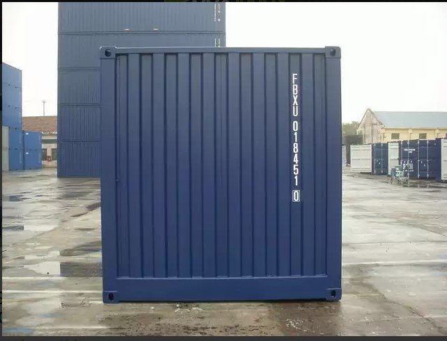 CONTENEDOR DE ACCESO LATERAL ABIERTO/LLENO DE 20 PIES AZUL 1