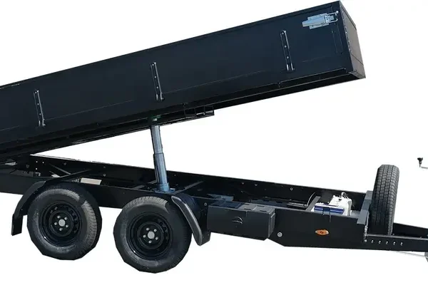 REMOLQUE BASCULANTE CON FRENO. 4X2M 2E 3.5T «COLOR NEGRO