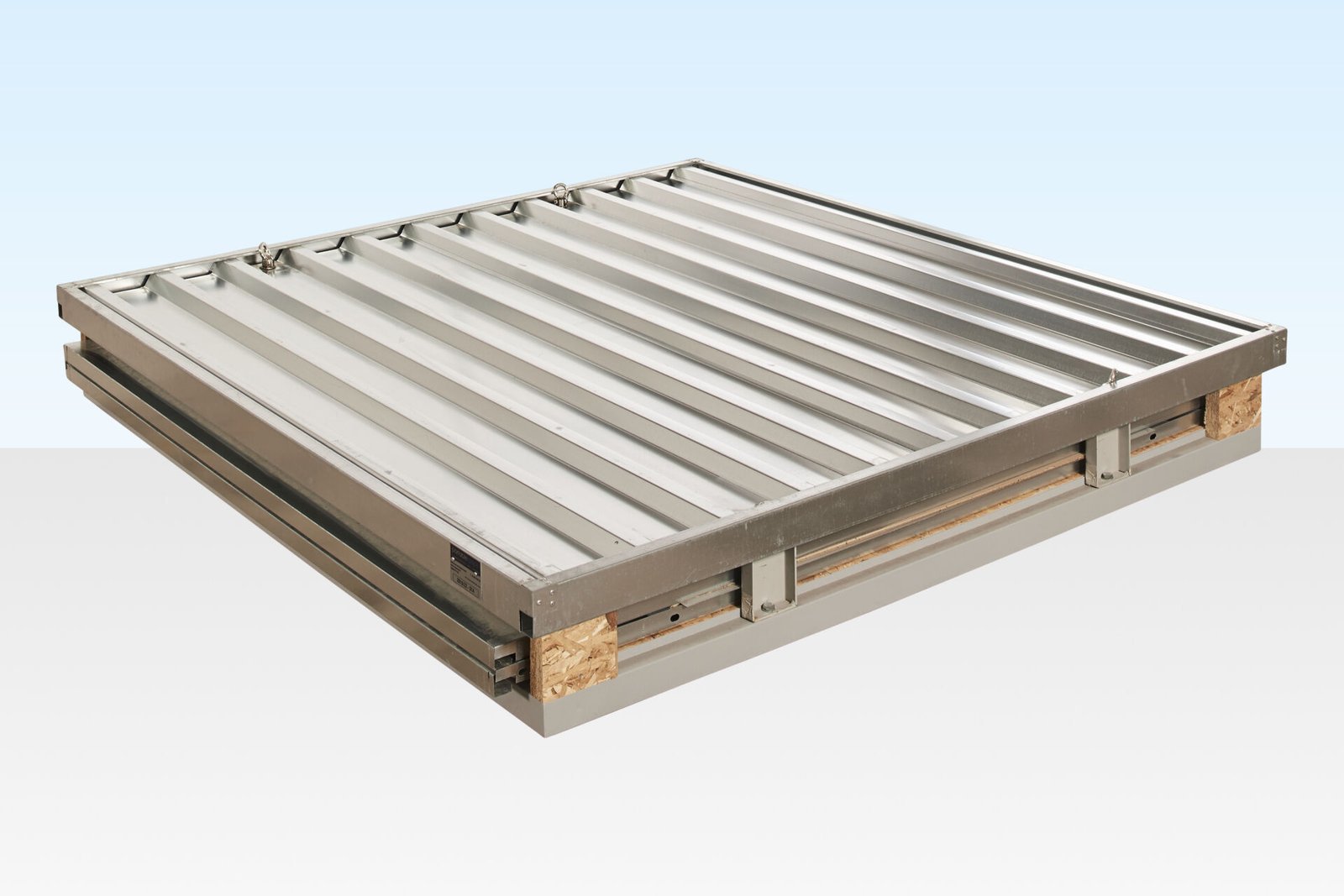 CONTENEDOR DE ALMACENAMIENTO METÁLICO PLANO (2M)