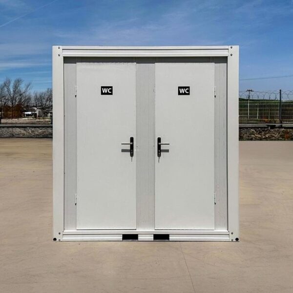 CONTENEDOR SANITARIO DE DOBLE WC (220X120M)NUEVO