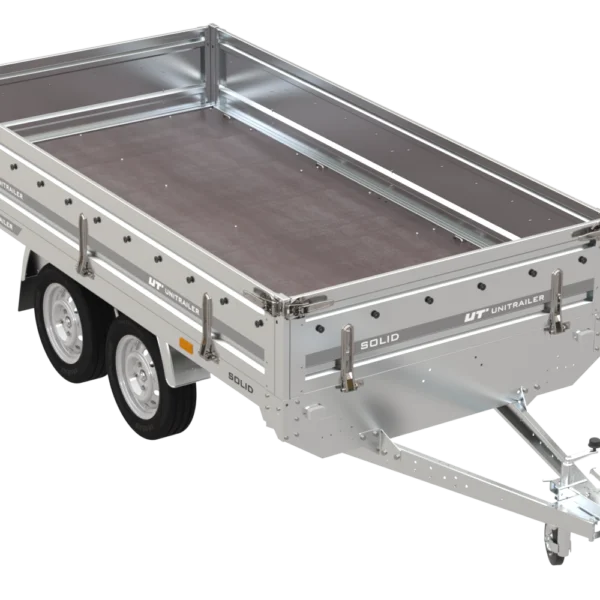 Remolque de 2 ejes 304×153 UNITRAILER SOLID 300/2 PTAC 750 kg