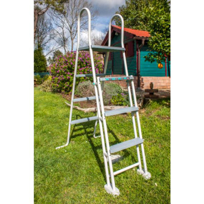 PISCINA GRE GRANADA OVALADA ASPECTO GRAFITO