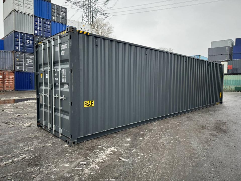 CONTENEDOR MARÍTIMO DE 40 PIES HC CON DOBLE PUERTA