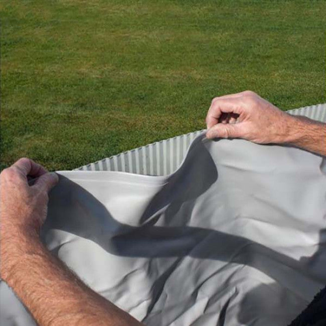 PISCINA GRE GRANADA OVALADA ASPECTO GRAFITO