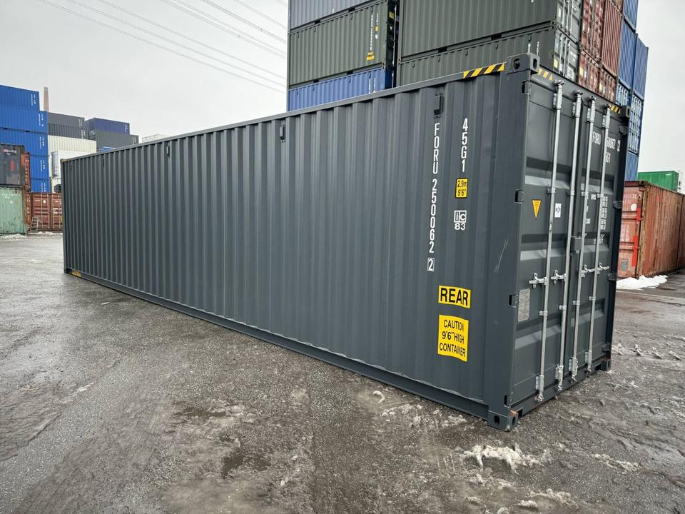 CONTENEDOR MARÍTIMO DE 40 PIES HC CON DOBLE PUERTA