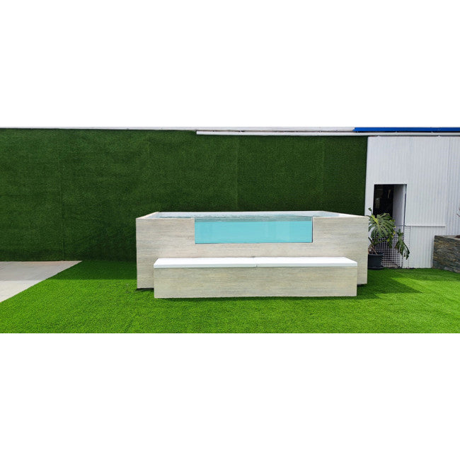 PISCINA ELEVADA ACERO RÍGIDO ILÚ AGUA