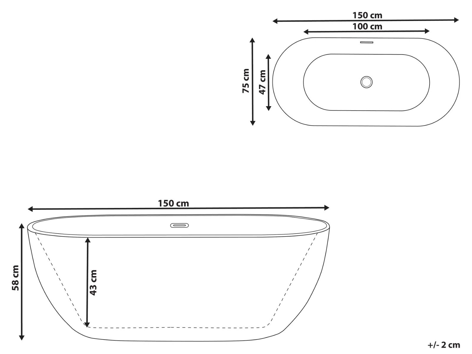 Bañera Exenta CARRERA