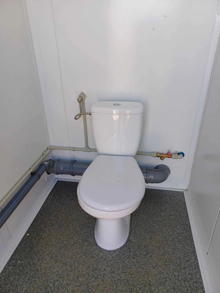 Contenedor Sanitario Doble de 2 Cabinas