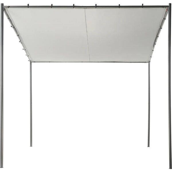 Gazebo VIMINO Metal Gris