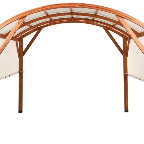 Gazebo SCOPELLO Marrón