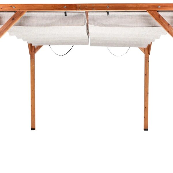 Gazebo VILLAROSA Marrón