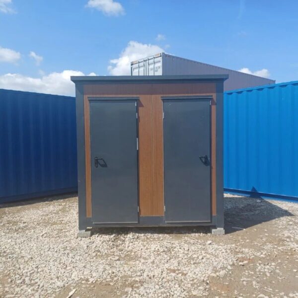 Contenedor Sanitario Doble de 2 Cabinas