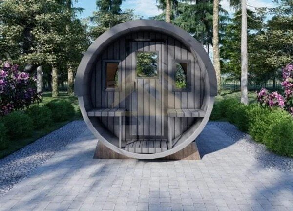 Sauna Exterior Barril Elston, 2.3×3.0