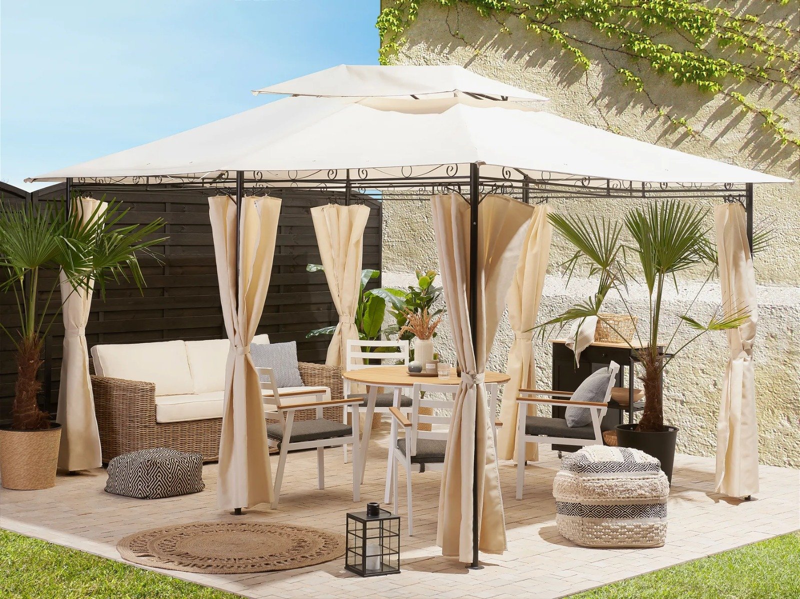 Gazebo COLOS Metal Beige