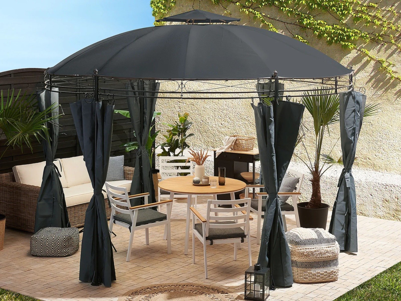 Gazebo SAFARA Gris Grafito
