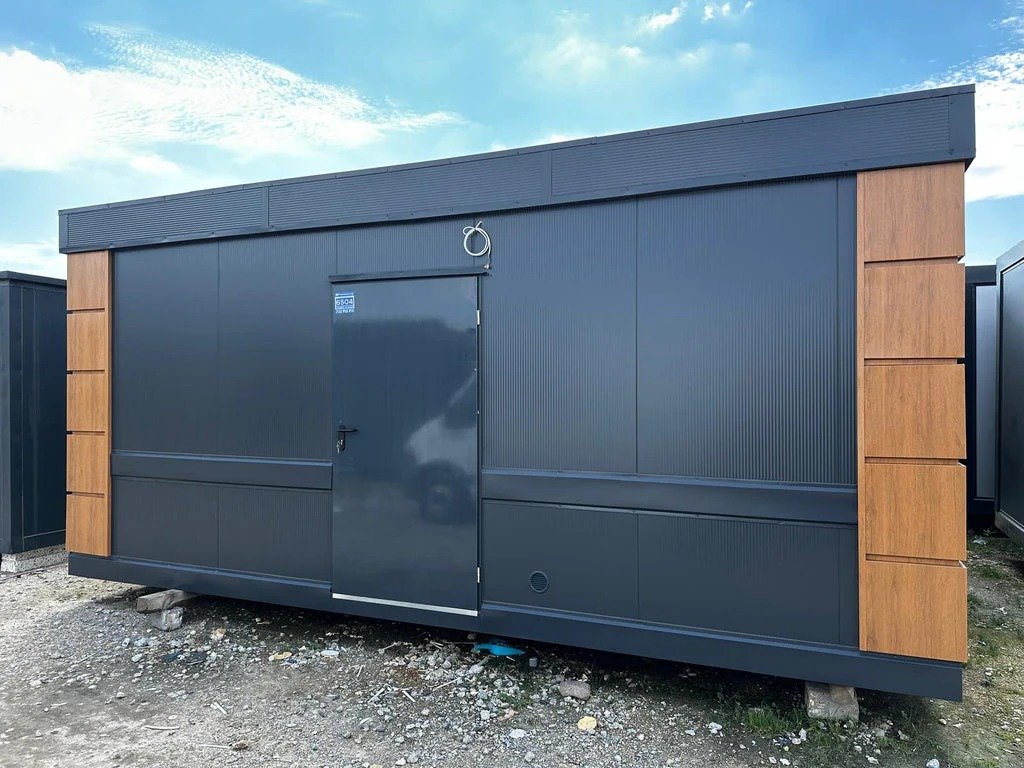 Contenedor Sanitario con Múltiples Unidades: Funcionalidad y Espacio