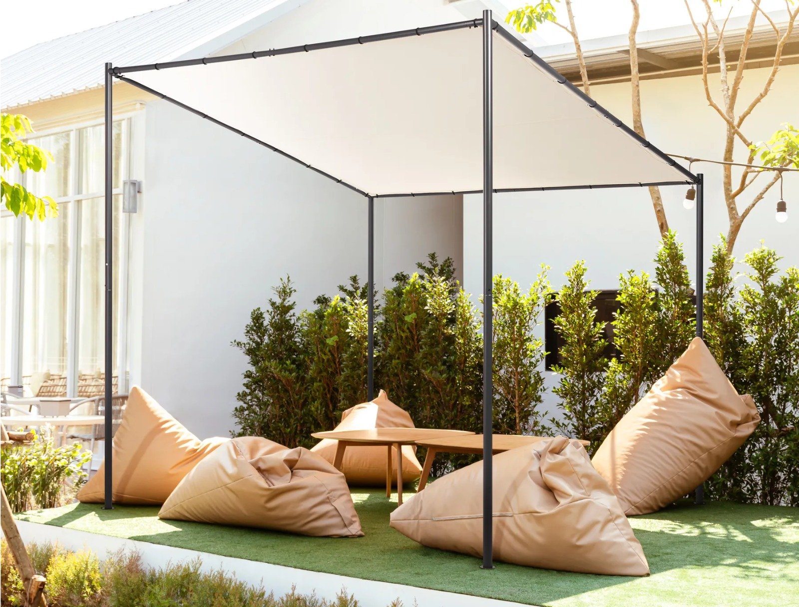 Gazebo VIMINO Metal Beige