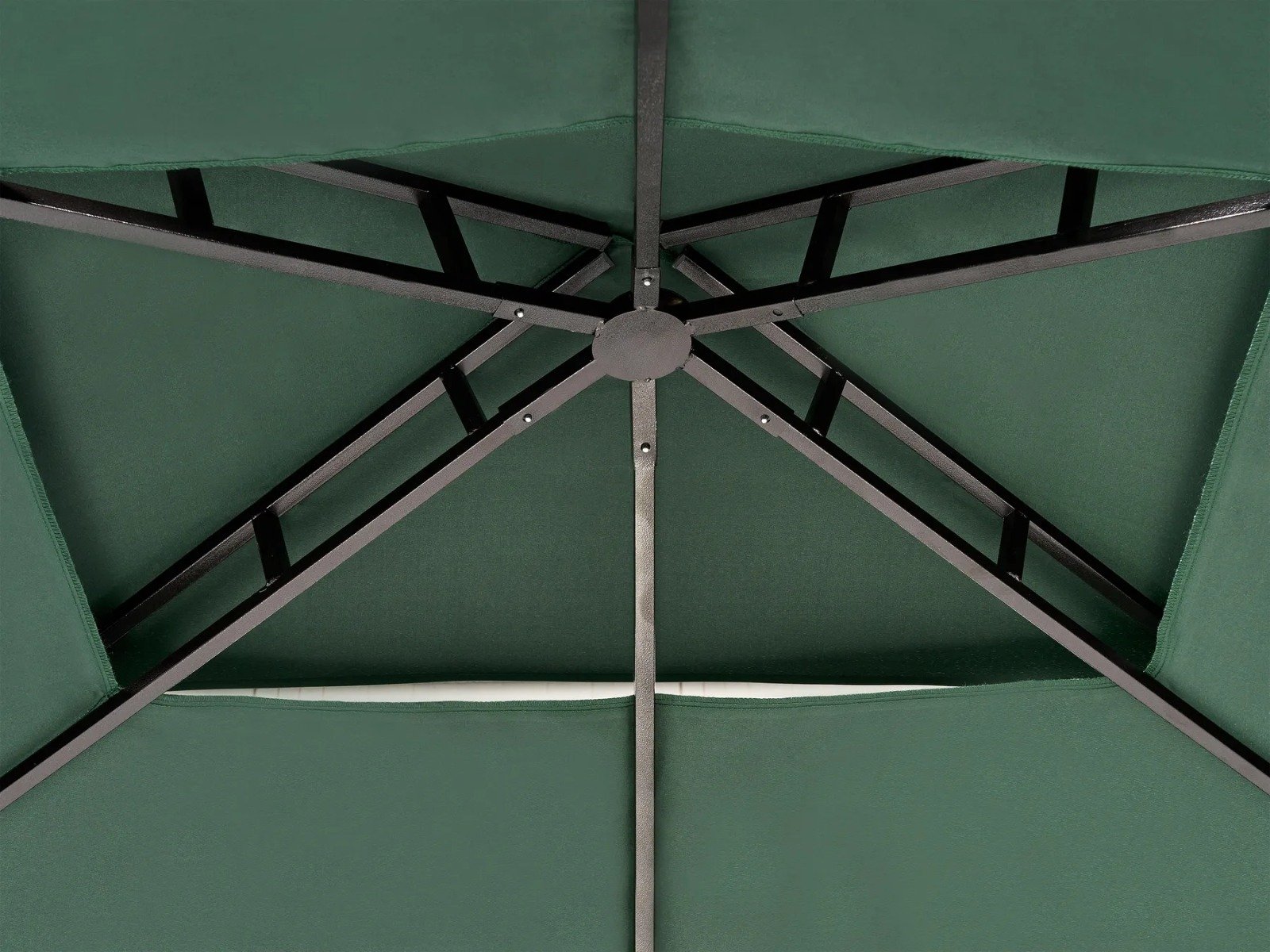 Gazebo NARO Metal 240 cm 148 cm Verde Oscuro