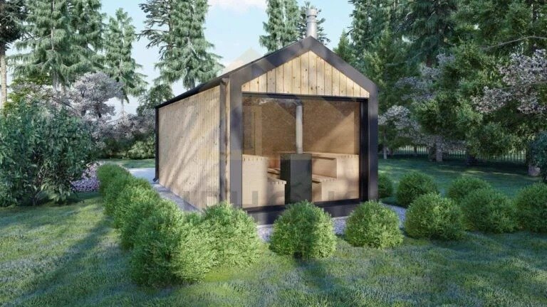 Sauna Prefabricada SIP Oulu, 23 m²