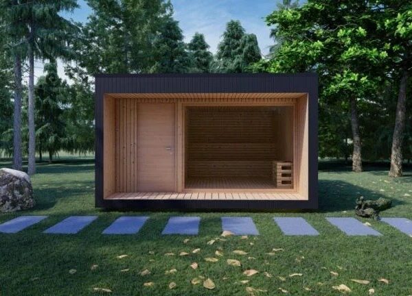 Sauna Prefabricada SIP Prague, 15 m²