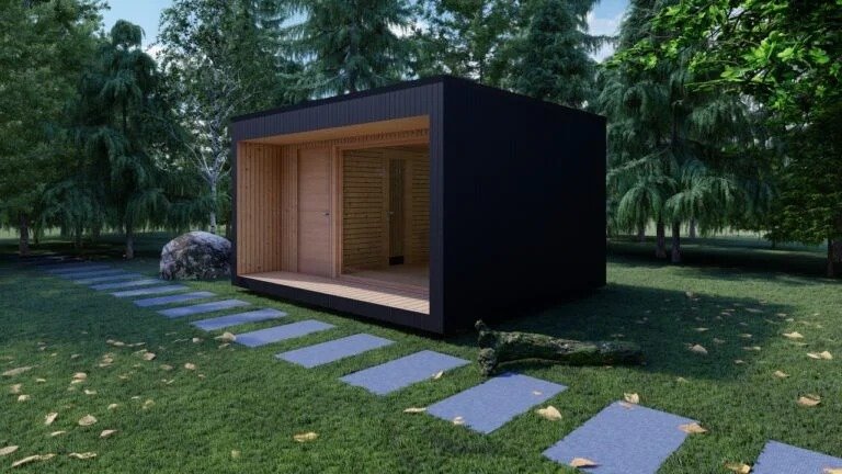 Sauna Prefabricada SIP Prague, 15 m²