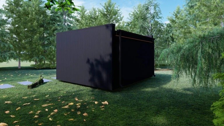 Sauna Prefabricada SIP Prague, 15 m²