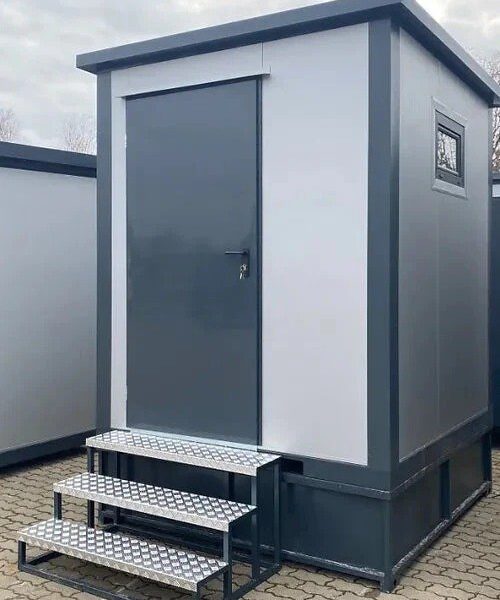 Contenedor Sanitario con Doble Cabina WC