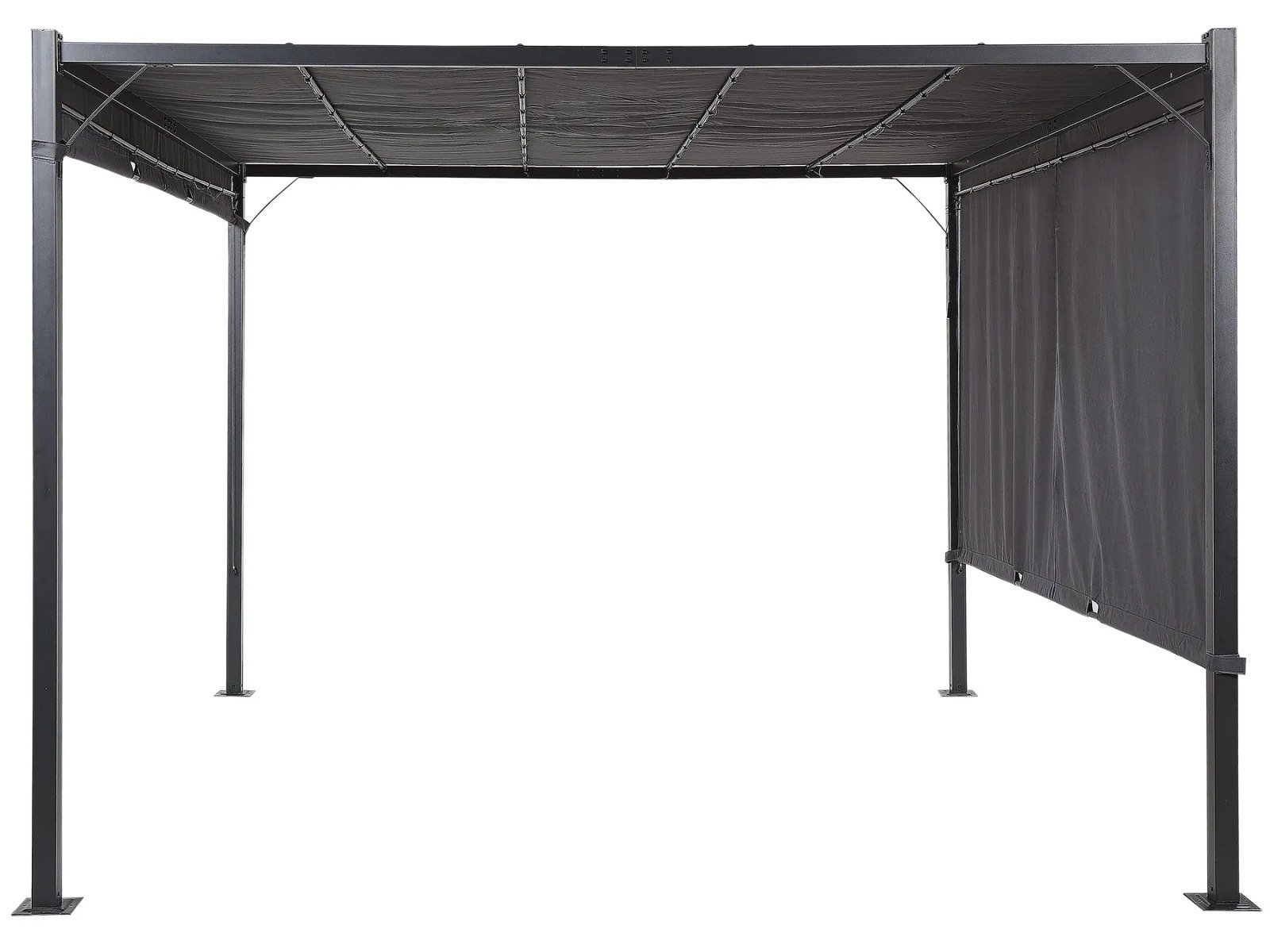 Gazebo LED PARGA Gris Oscuro
