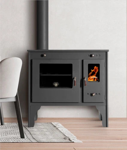 Estufa de Leña Juan Panadero Gourmet 7 kW – Con Horno EcoDesign