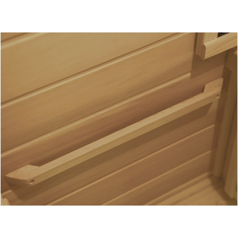 Sauna de infrarrojos con paneles de carbono 3200W LUXE 4 lugares