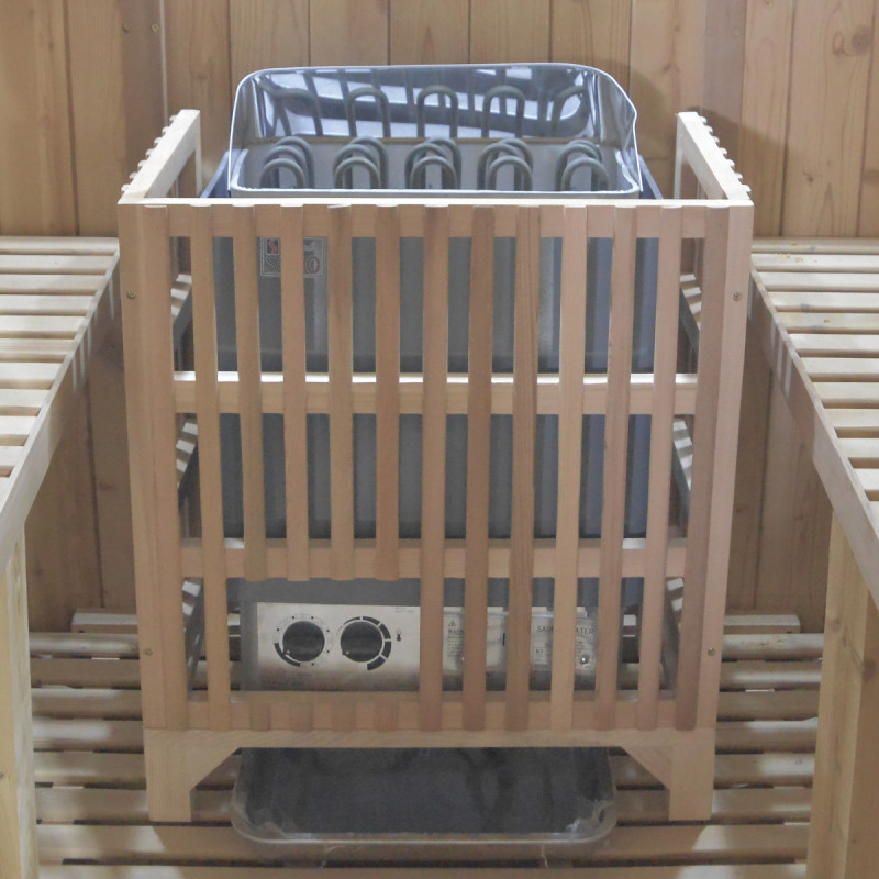 Sauna exterior Barril de madera termotratada para 4 a 6 personas - SNÖ